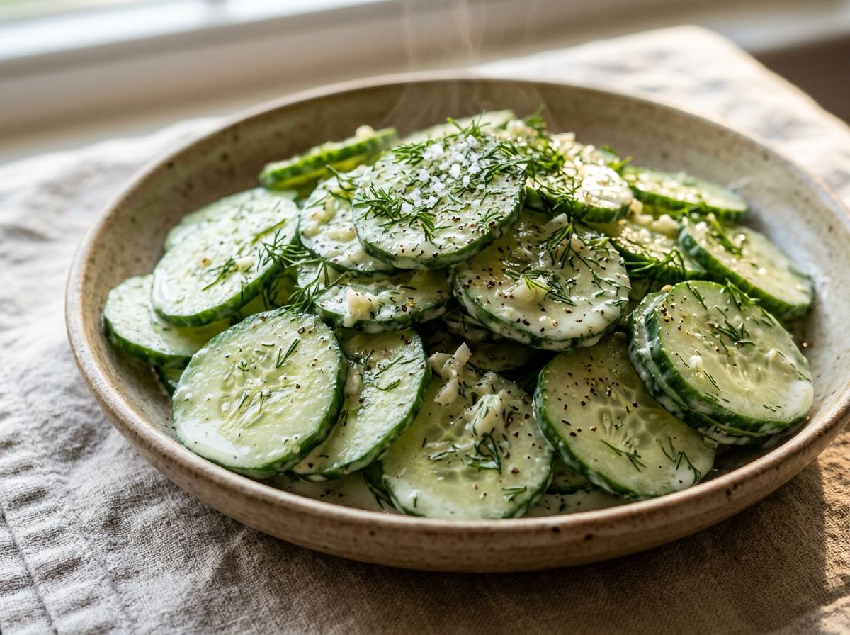 Ensalada de Pepino Colombiana