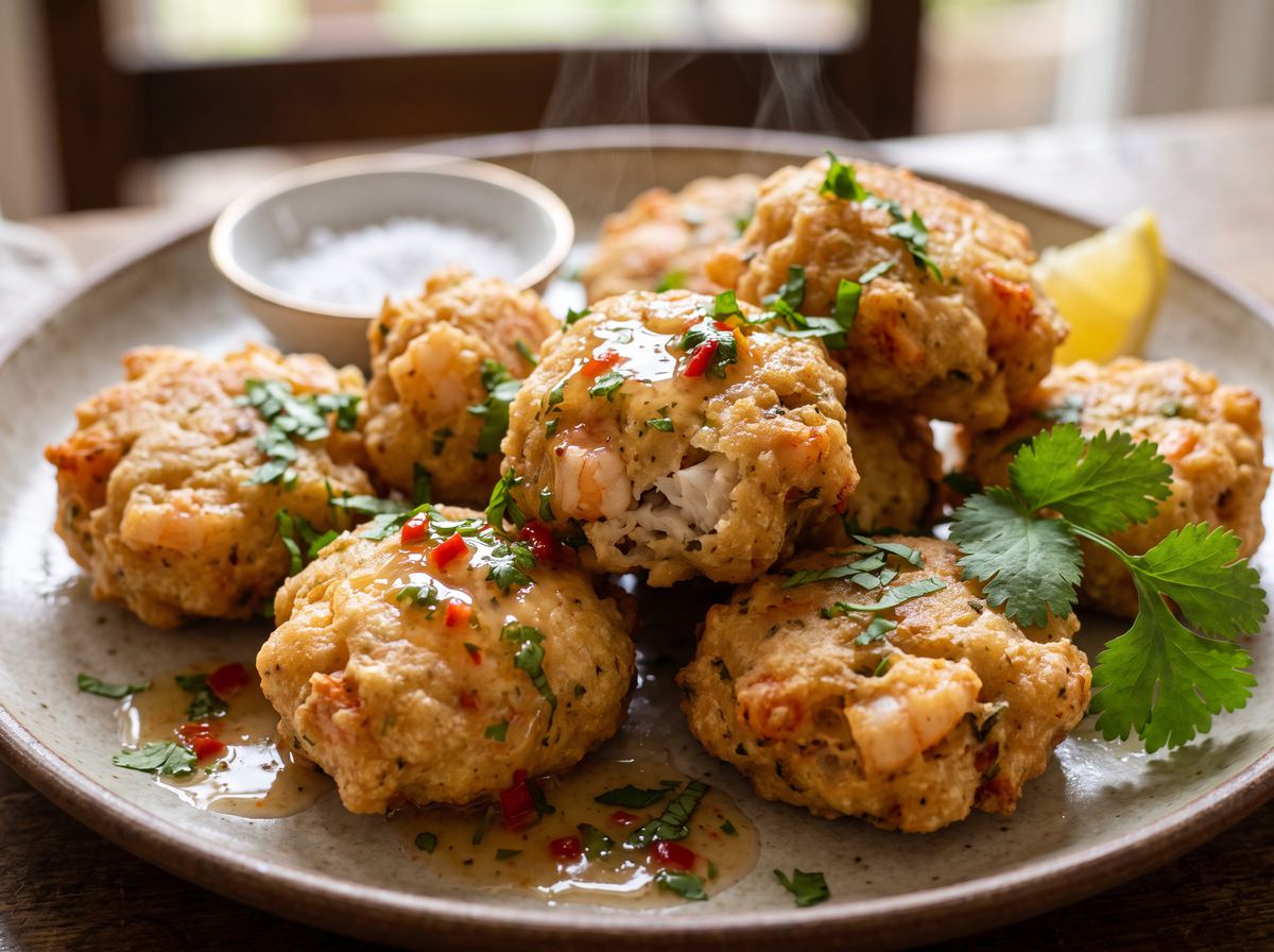Buñuelos de Mariscos Colombianos 2