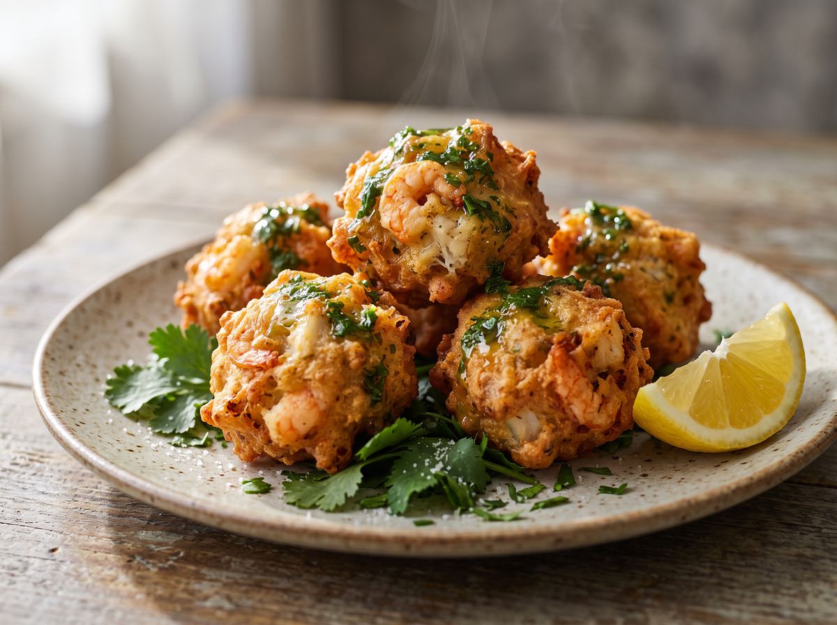 Buñuelos de Mariscos Colombianos