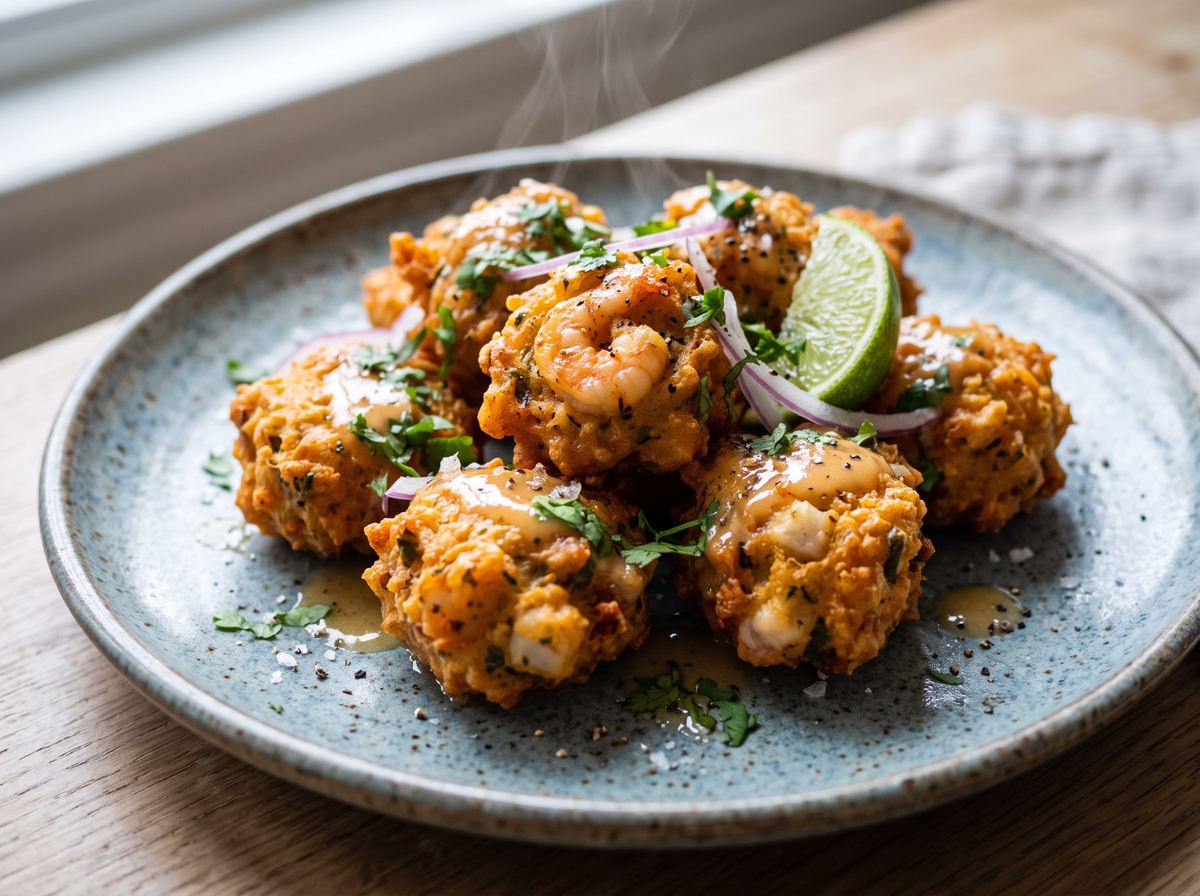 Buñuelos de Mariscos Peruanos