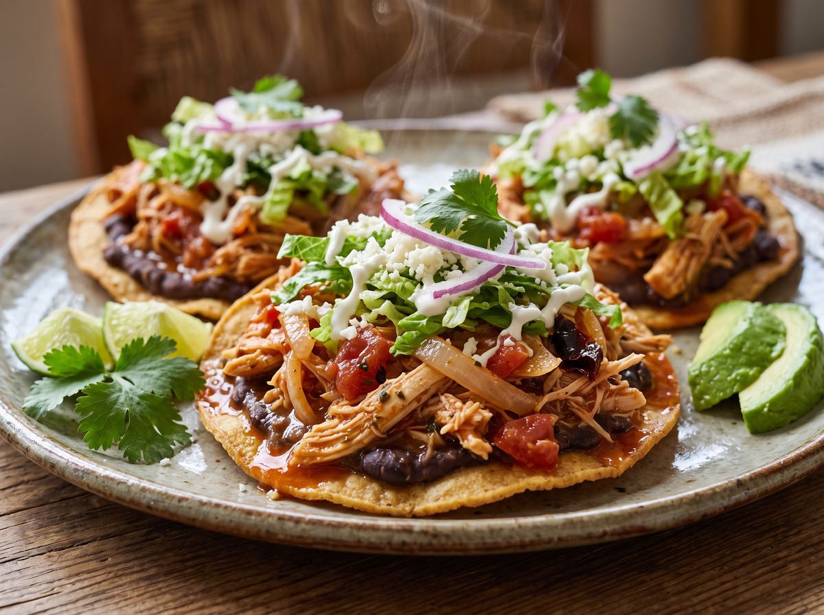 Tostadas de Tinga