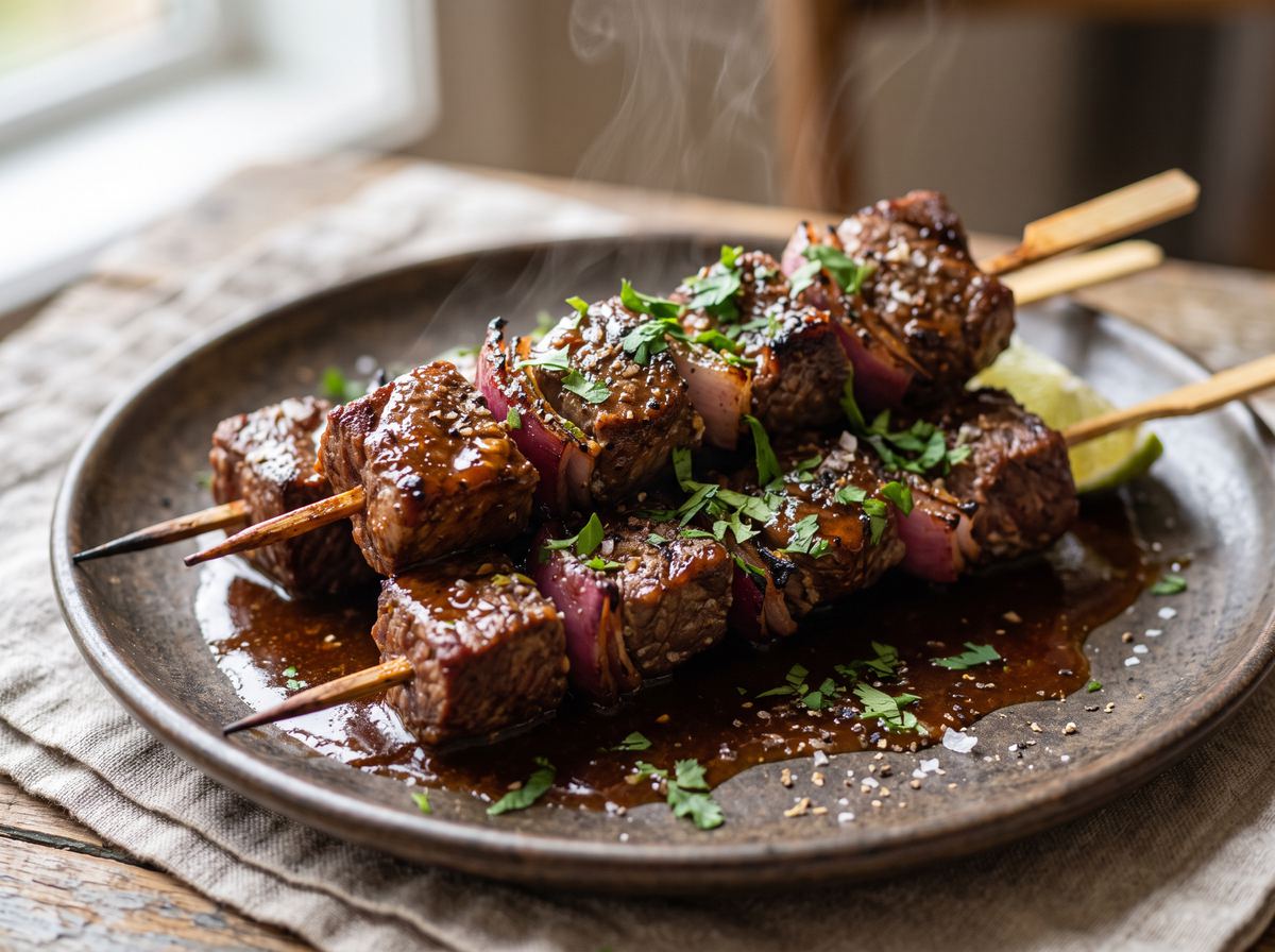 Anticuchos de Res Peruanos