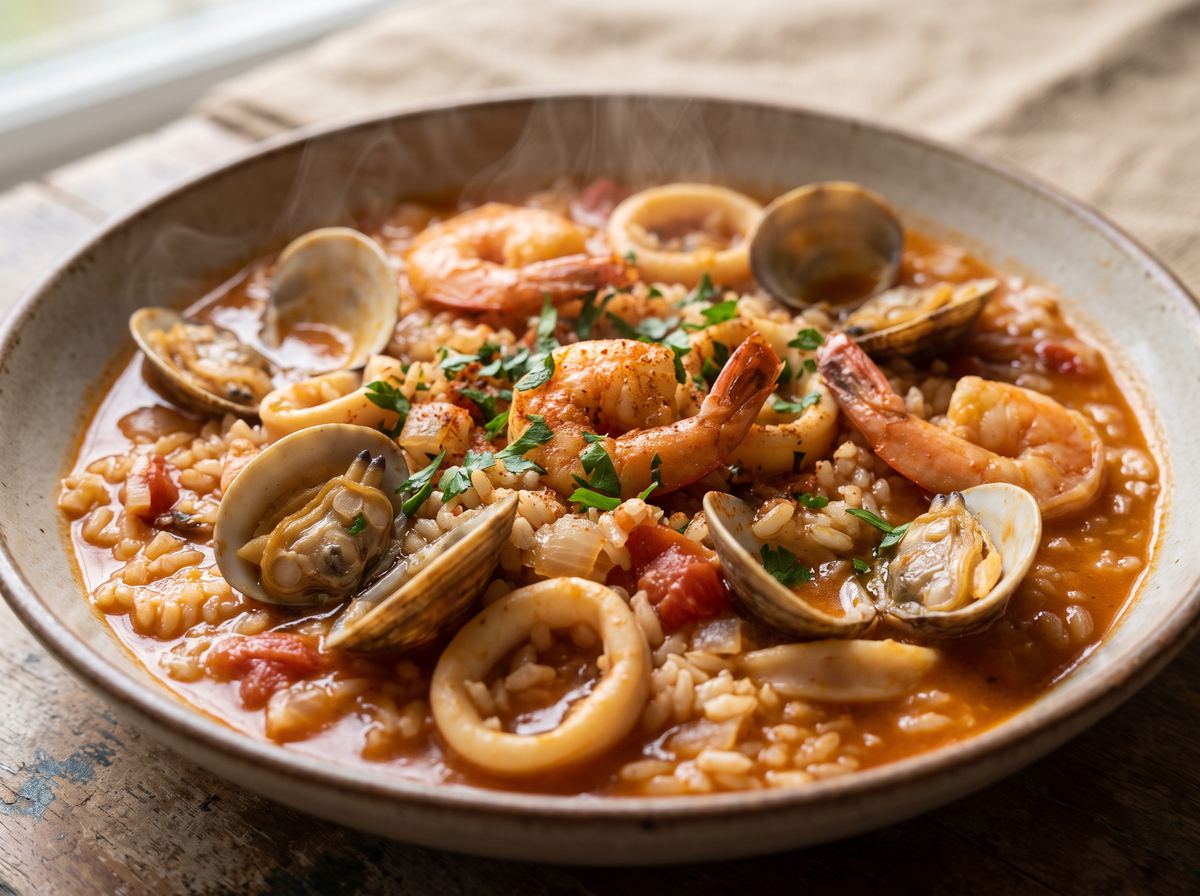 Arroz Caldoso de Marisco