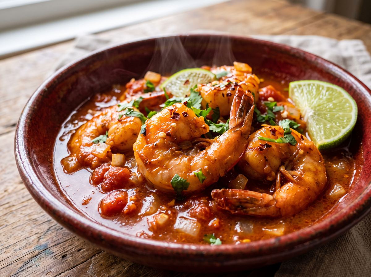 Camarones a la Diabla