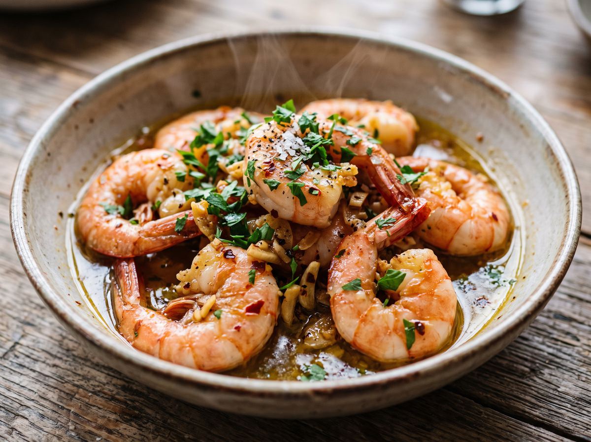 Camarones al Ajillo