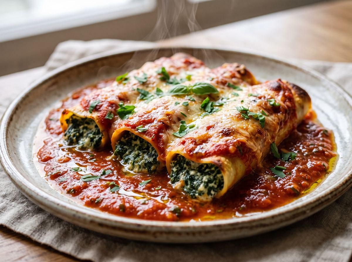 Canelones de Verdura