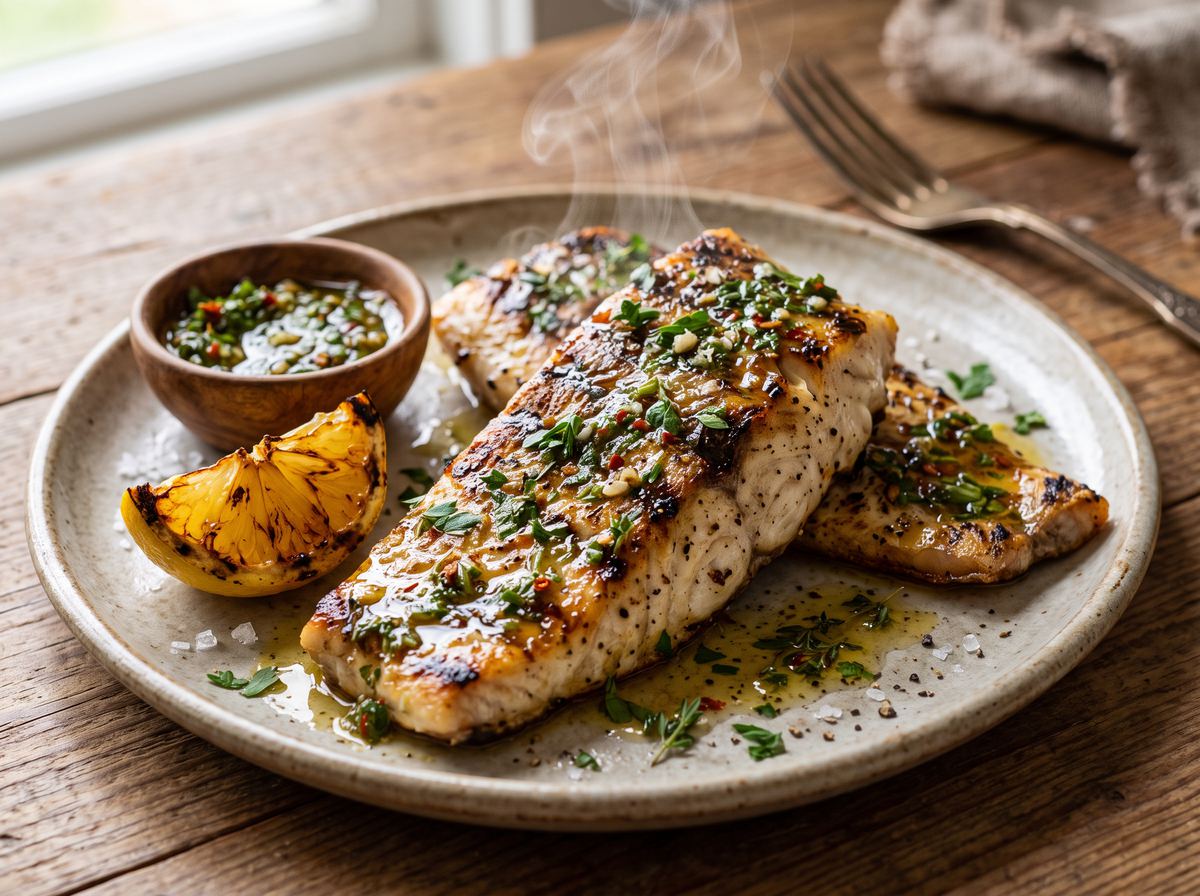 Corvina a la Parrilla