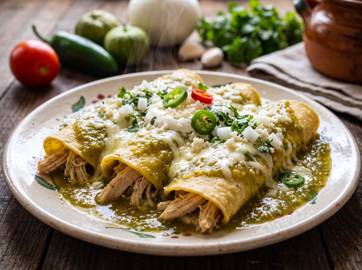 Enchiladas Verdes