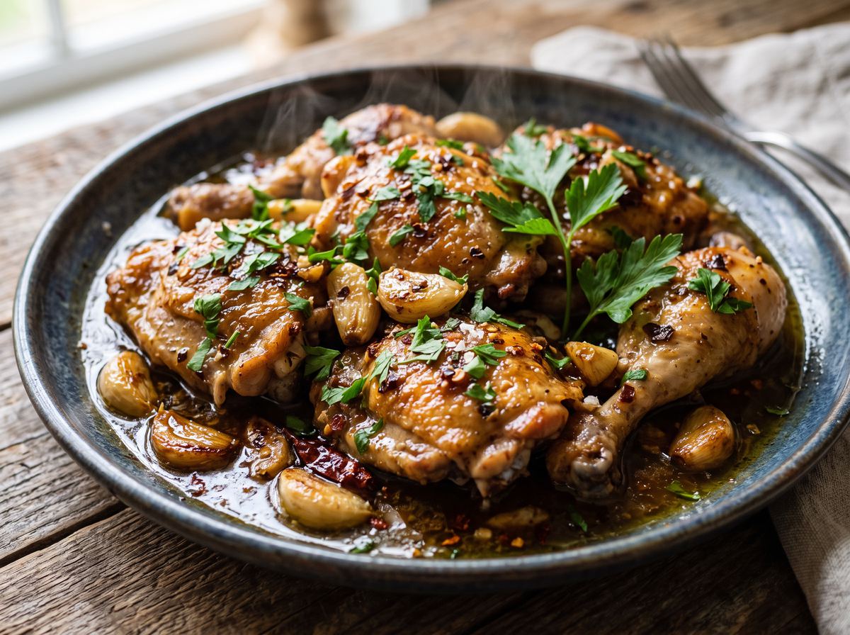 Pollo al Ajillo