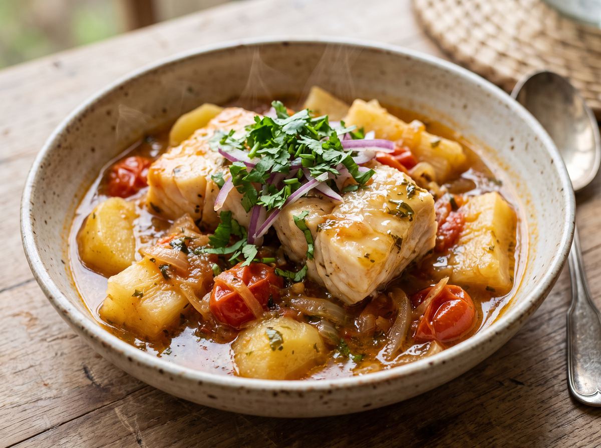 Sudado de Pescado Colombiano