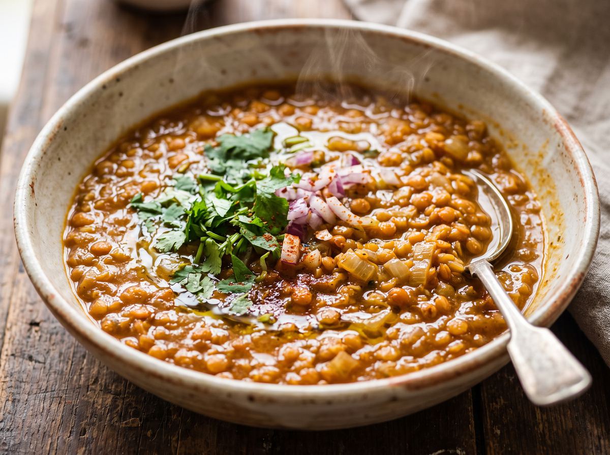 Olla Peruana de Lentejas