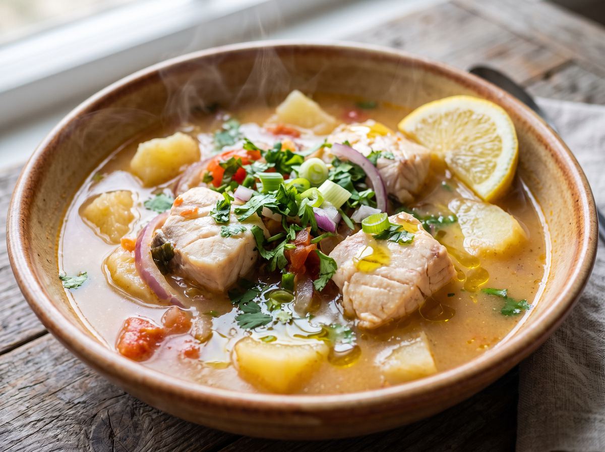 Sopa de Pescado Colombiana 3