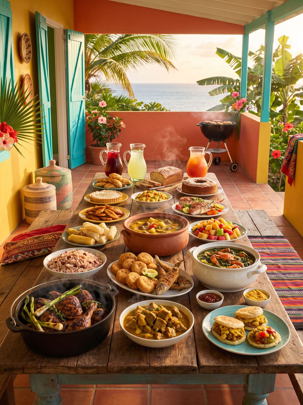 Cover of Authentic Caribbean Cuisine