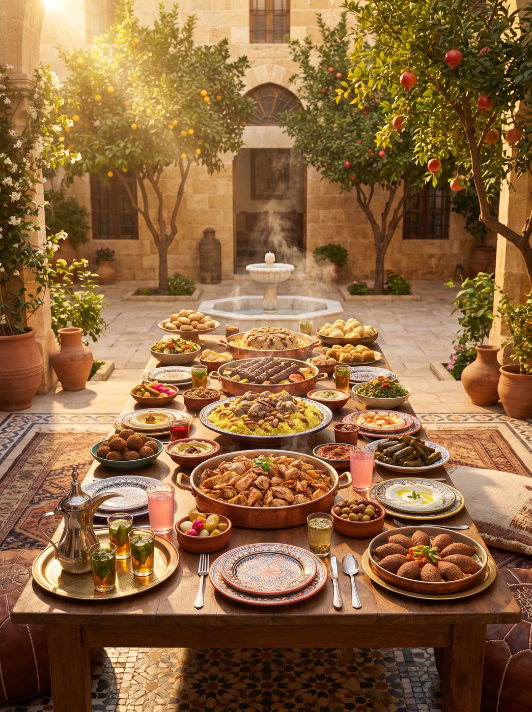 Cover of Authentic Middle Eastern Cuisine