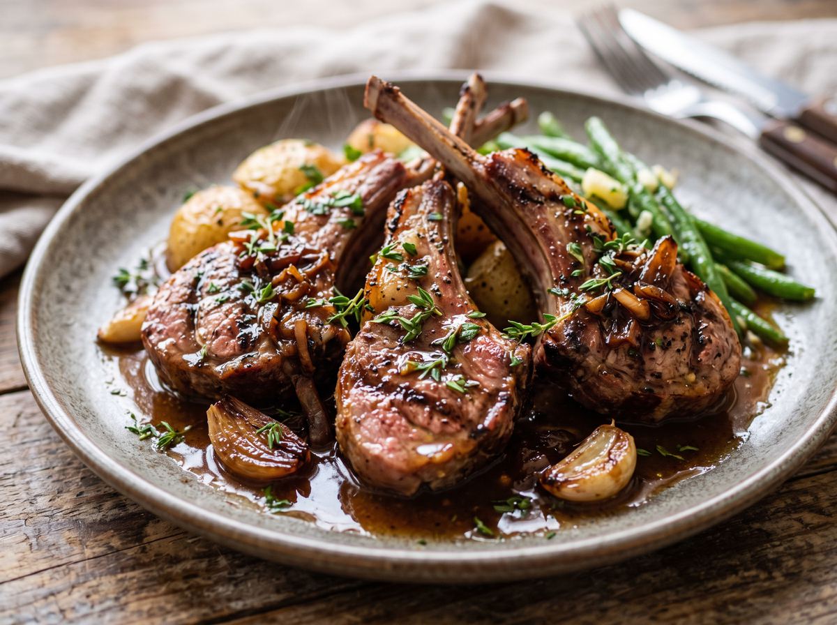 Côtes d'Agneau Grillées