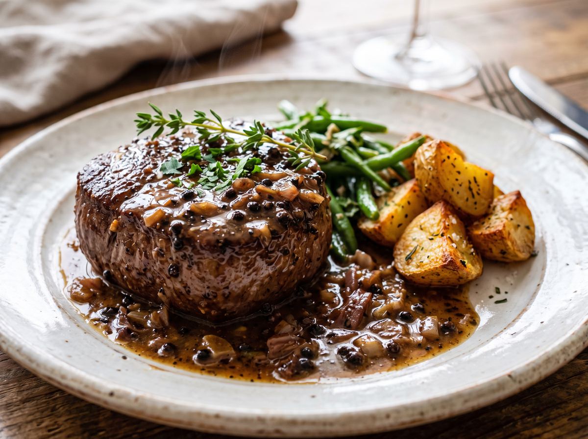 Steak au Poivre