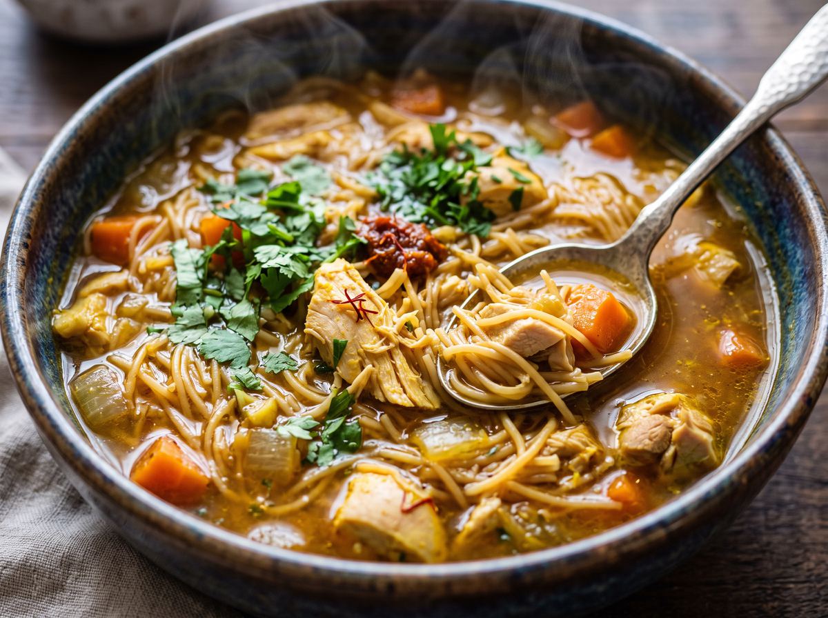 Soupe de Vermicelles au Poulet
