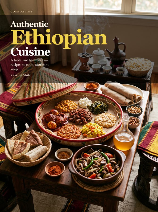 Cover of Authentic Ethiopian Cuisine