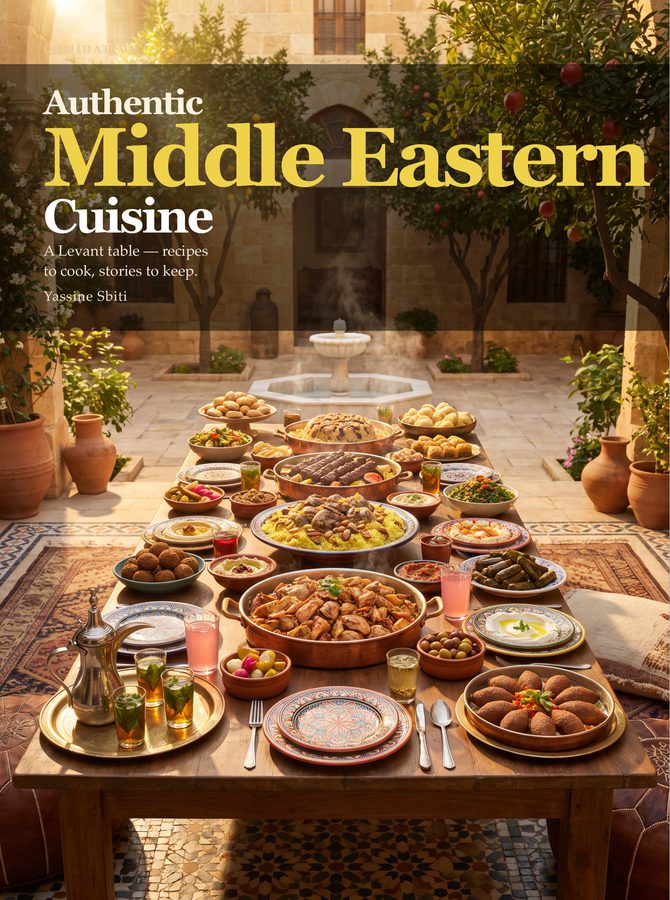 Cover of Authentic Middle Eastern Cuisine