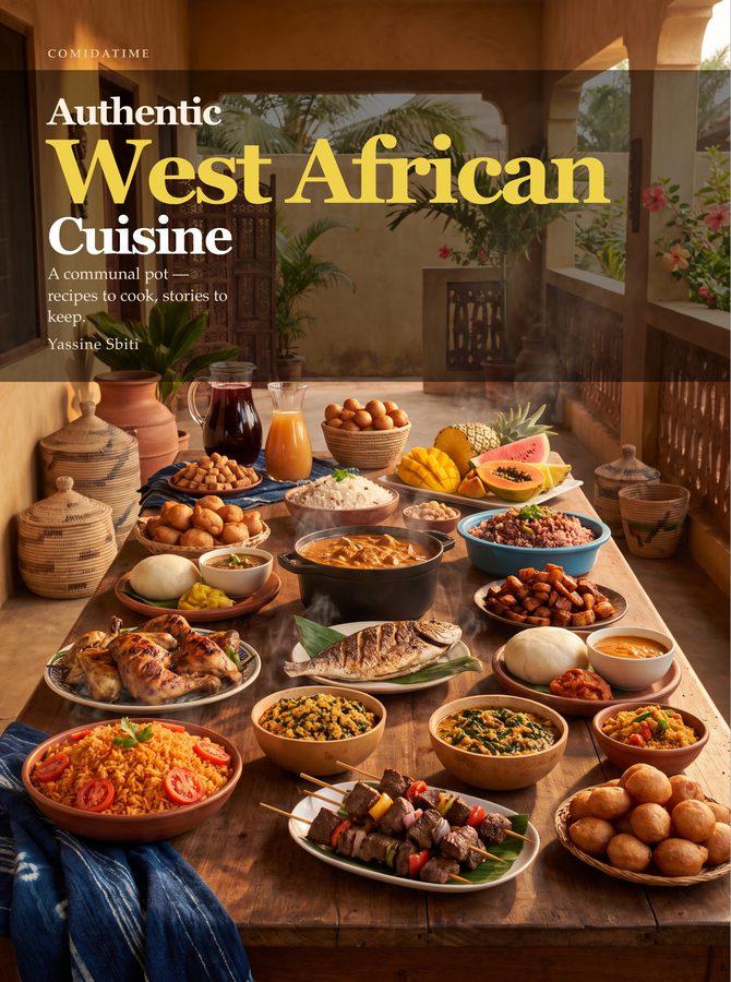 Cover of Authentic West African Cuisine