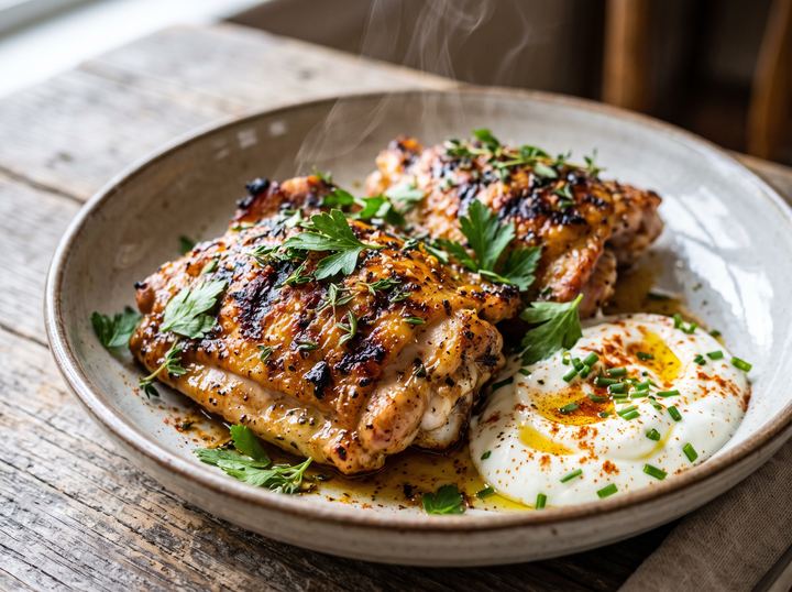 American Grilled Chicken Thighs