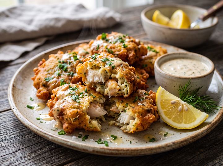 American Seafood Fritters