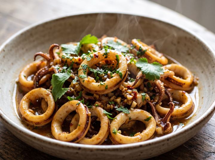 Brasileiro Squid Stir-Fry 2