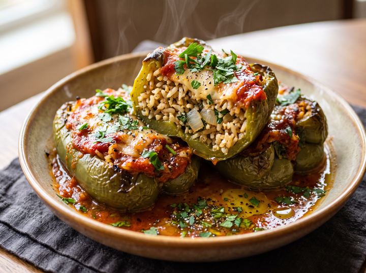 Brasileiro Stuffed Peppers