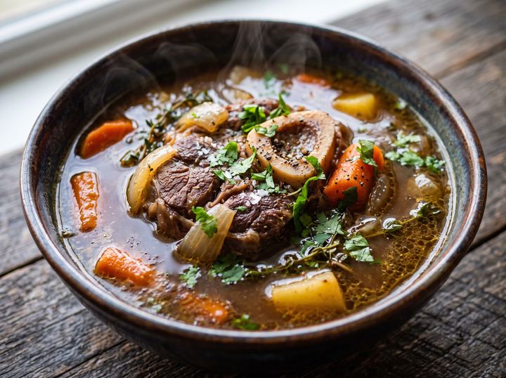 Caribbean Beef Broth Soup 2