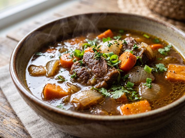 Caribbean Beef Broth Soup 3