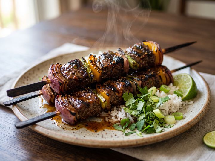 Caribbean Beef Skewers 2