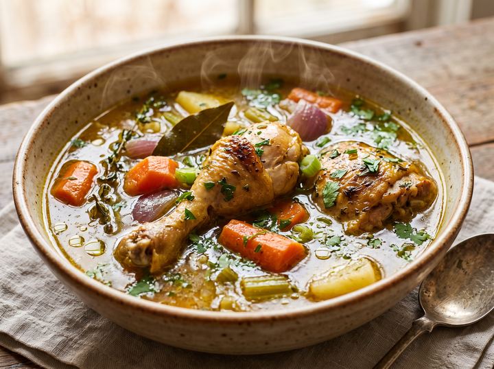 Caribbean Chicken Broth