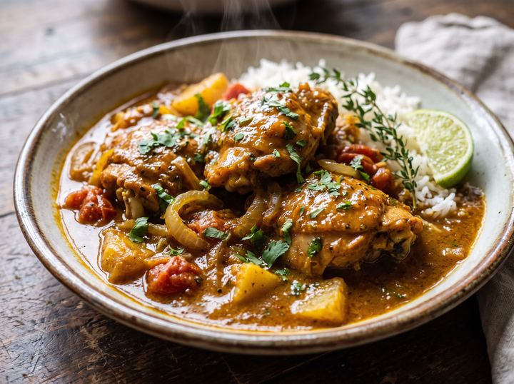 Caribbean Chicken Curry Pot 2