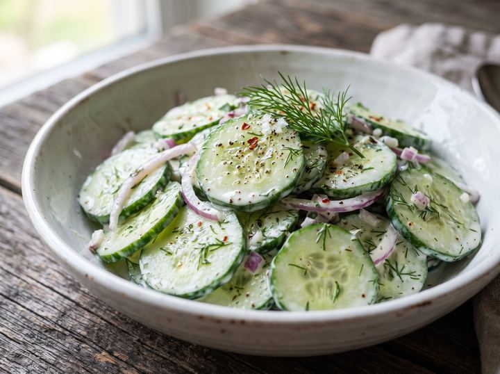 Caribbean Cucumber Salad