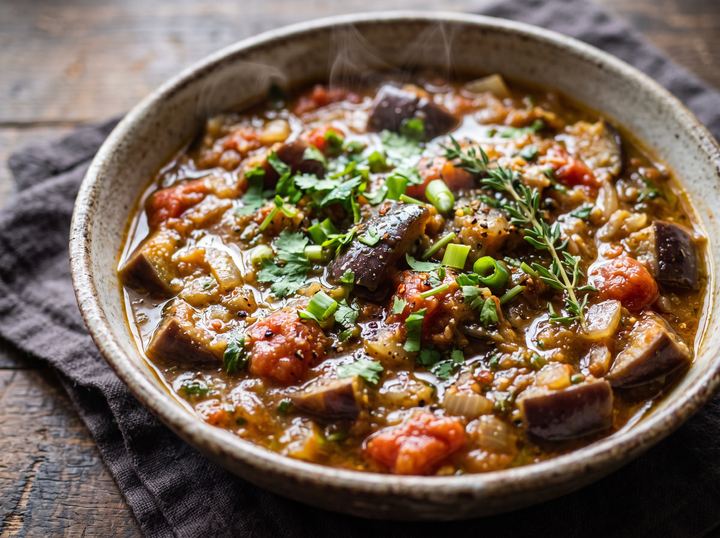 Caribbean Eggplant Stew