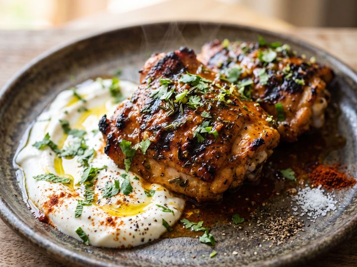 Caribbean Grilled Chicken Thighs