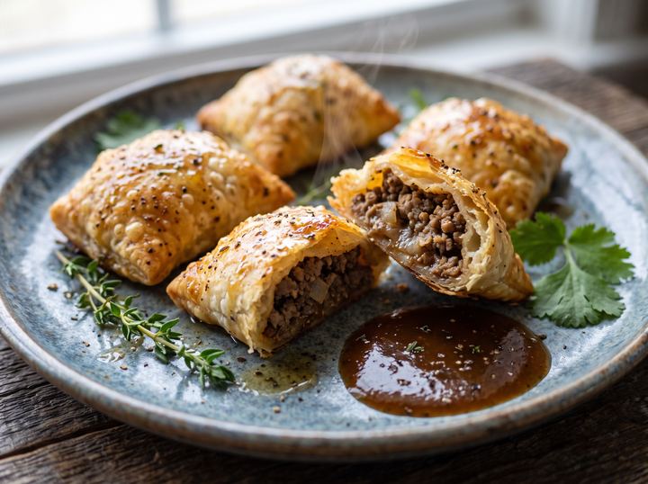 Caribbean Meat Pastry Bites 2
