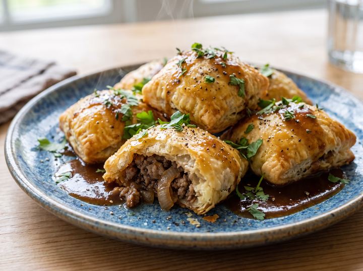 Caribbean Meat Pastry Bites