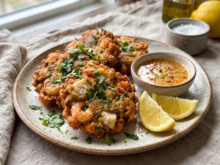 Caribbean Seafood Fritters