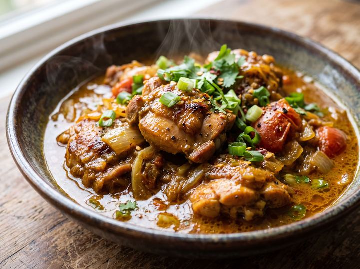 Chinese Chicken Curry Pot