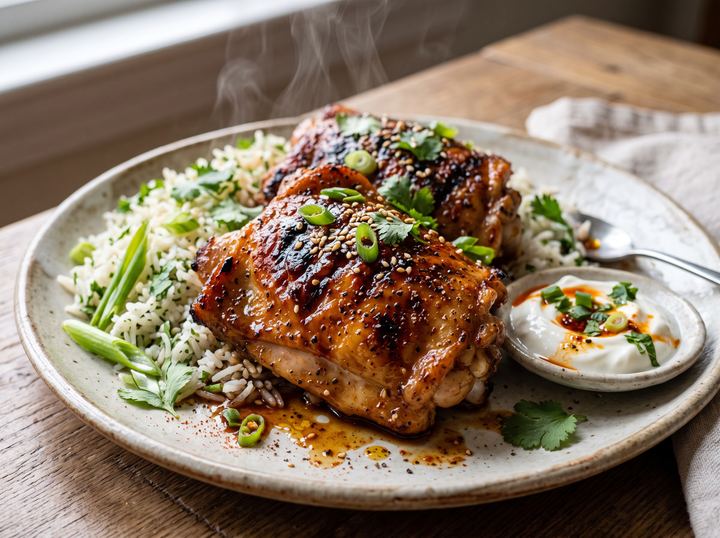 Chinese Grilled Chicken Thighs