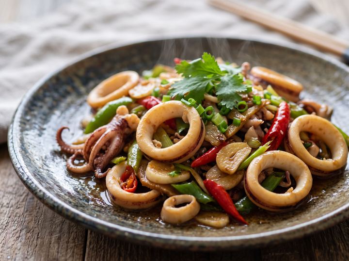 Chinese Squid Stir-Fry