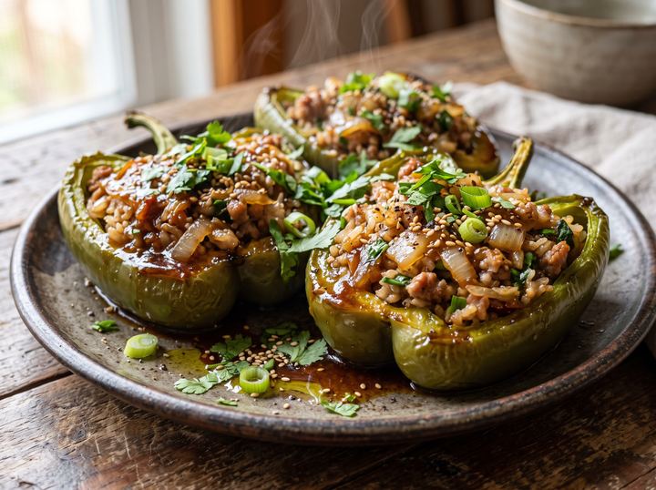 Chinese Stuffed Peppers 2