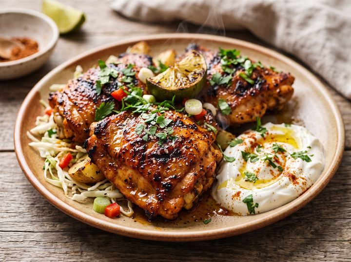 Colombian Grilled Chicken Thighs