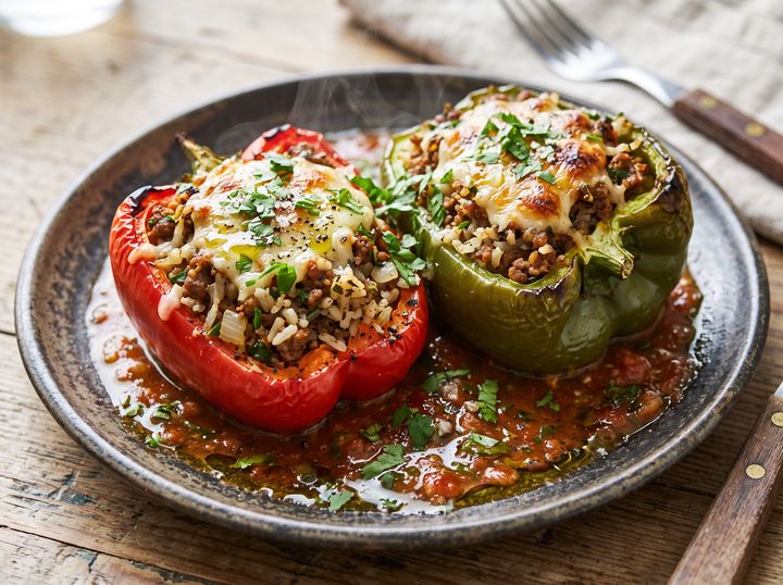 Colombian Stuffed Peppers