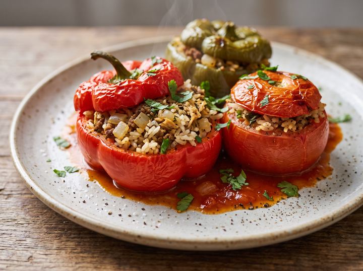 Colombian Stuffed Vegetables