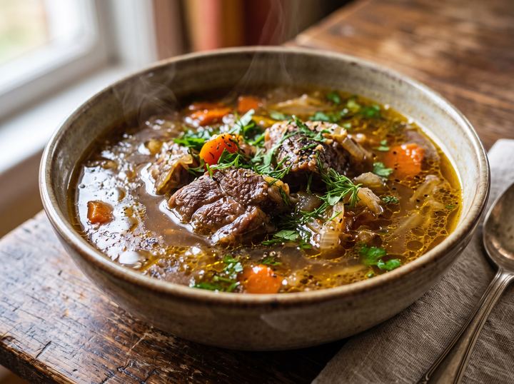 Eastern European Beef Broth Soup 2