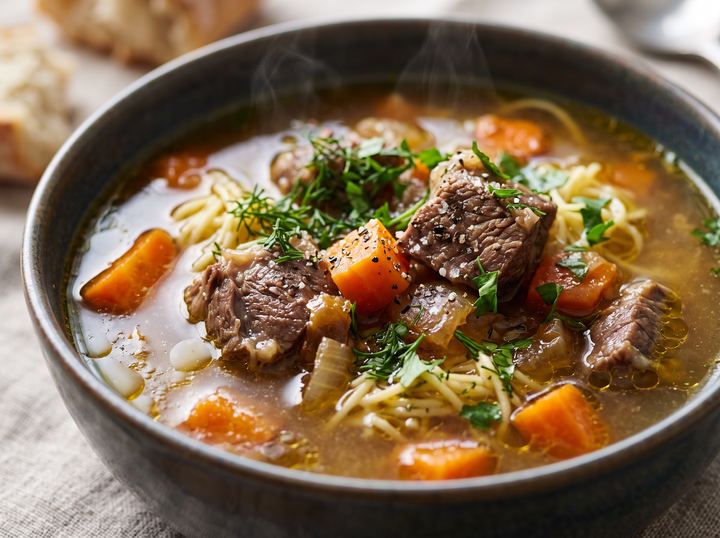 Eastern European Beef Broth Soup