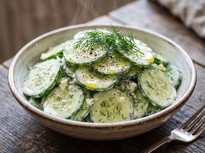 Eastern European Cucumber Salad
