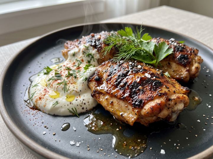 Eastern European Grilled Chicken Thighs 2